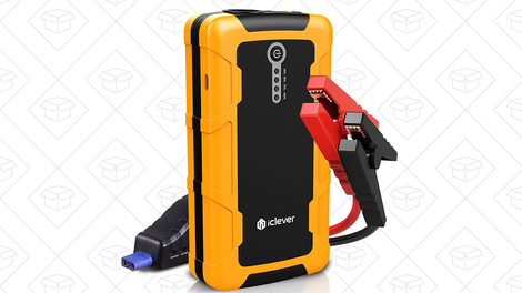 iClever 600A Portable Jump Starter | $52 | Amazon | Promo code OOOOCCCC